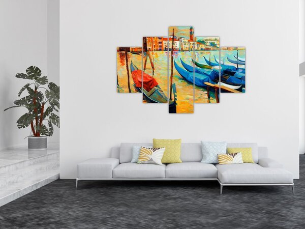 Tablou - Port în Veneția (150x105 cm)