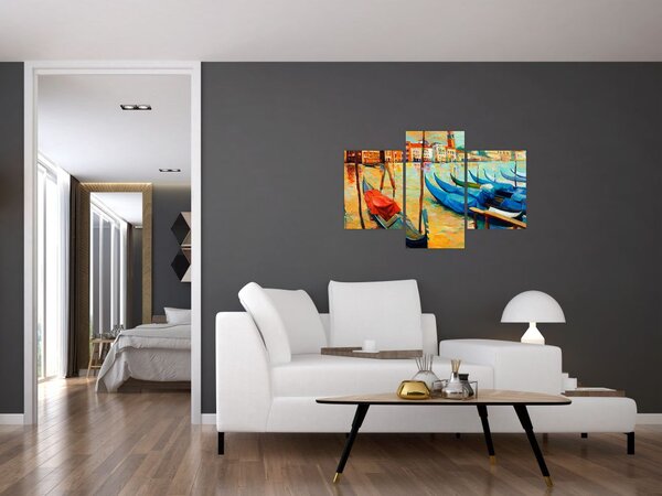 Tablou - Port în Veneția (90x60 cm)