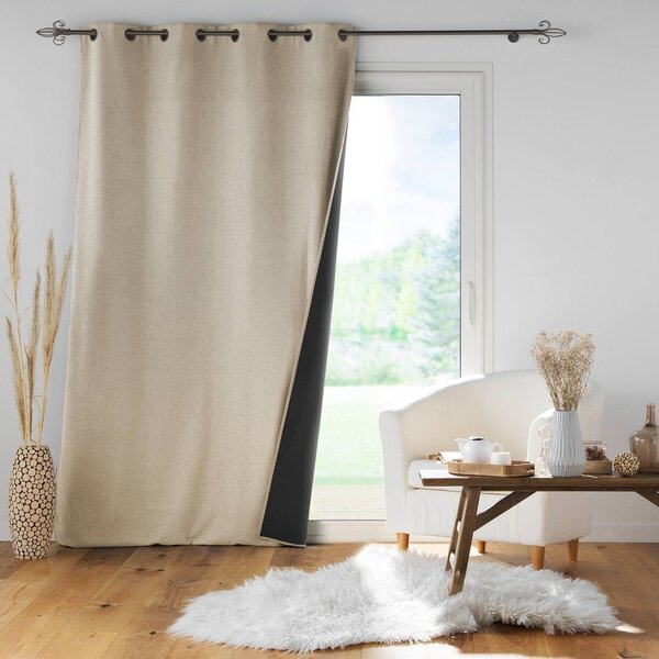 Draperie bej 140x260 cm Jupiter – douceur d'intérieur