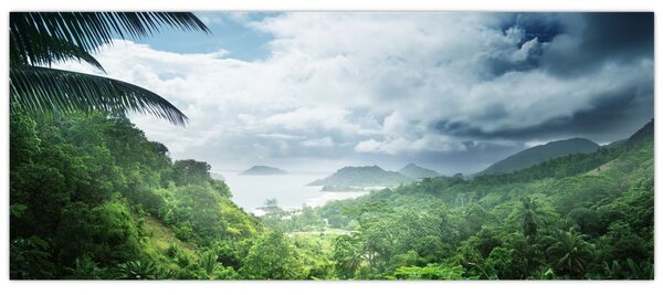 Tablou -Jungla din Seychelles (120x50 cm)