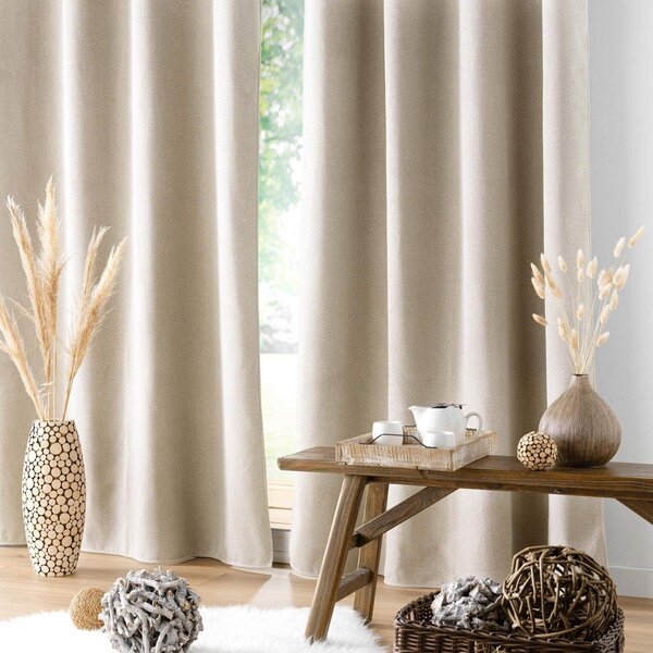 Draperie bej 140x260 cm Jupiter – douceur d'intérieur