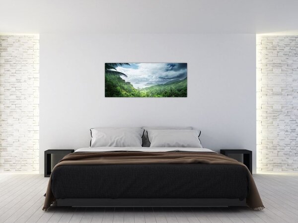 Tablou -Jungla din Seychelles (120x50 cm)