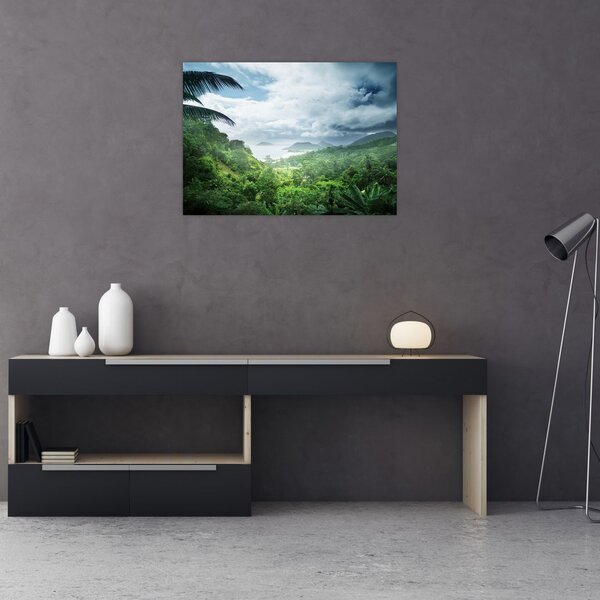 Tablou -Jungla din Seychelles (70x50 cm)