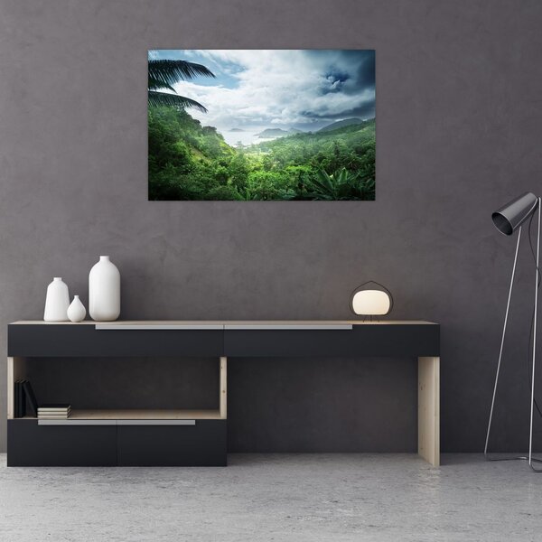 Tablou -Jungla din Seychelles (90x60 cm)