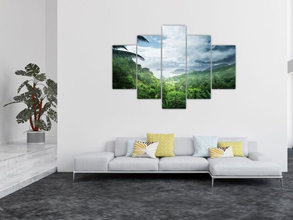 Tablou -Jungla din Seychelles (150x105 cm)