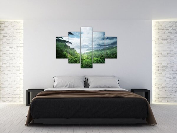 Tablou -Jungla din Seychelles (150x105 cm)