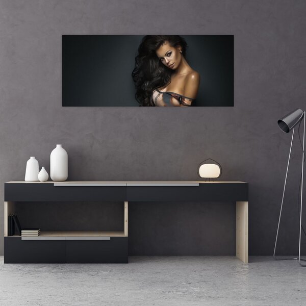 Tablou - Portretul unei femei seducătoare (120x50 cm)