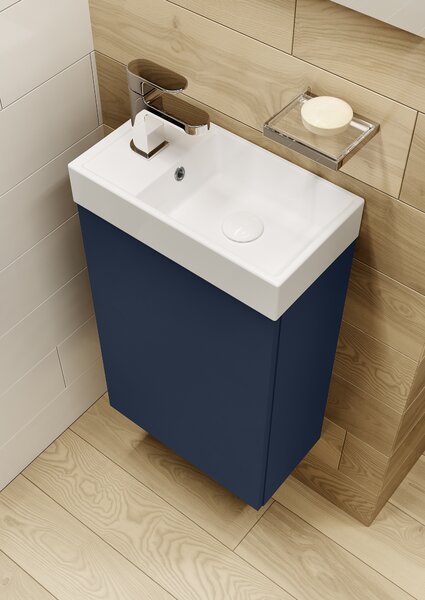 Elita Young Basic lavoar cu dulap 40.2 cm albastru RE168994007030