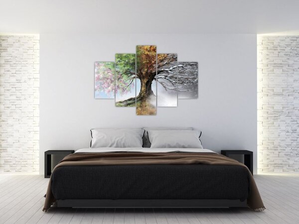 Tablou - Arborele celor patru anotimpuri (150x105 cm)