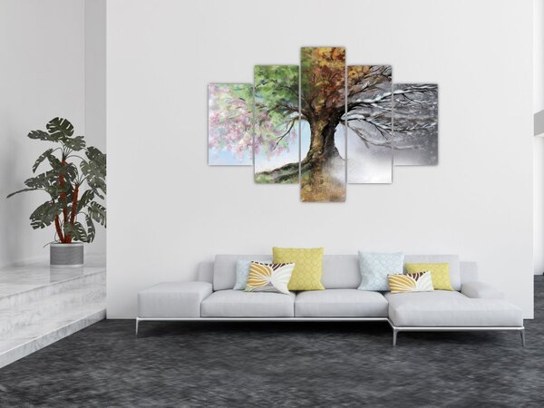 Tablou - Arborele celor patru anotimpuri (150x105 cm)