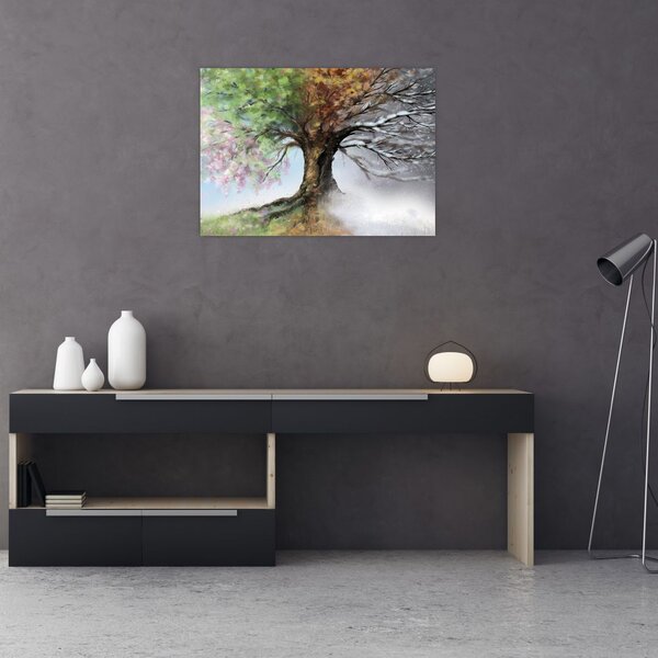 Tablou - Arborele celor patru anotimpuri (70x50 cm)