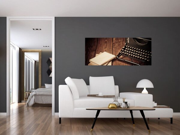 Tablou - Mașina de scris (120x50 cm)