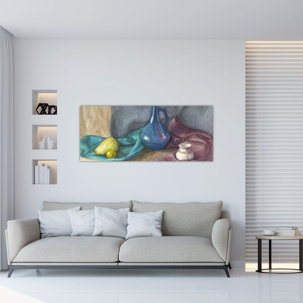 Tablou - Natură moartă pictată (120x50 cm)