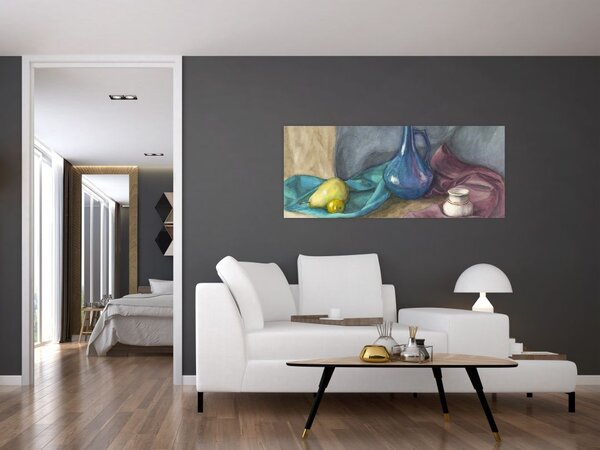Tablou - Natură moartă pictată (120x50 cm)