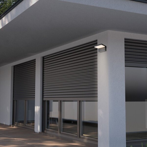 Rabalux Zaragoza aplica exterior 1x10 W negru 77092