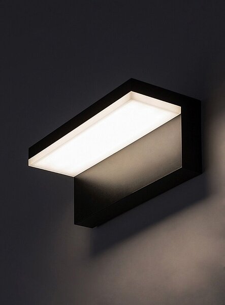 Rabalux Zaragoza aplica exterior 1x10 W negru 77092