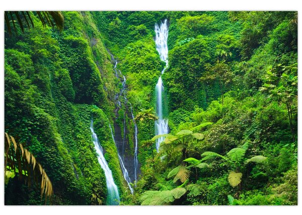 Tablou - Cascada Madakaripura, Java de Est, Indonezia (90x60 cm)