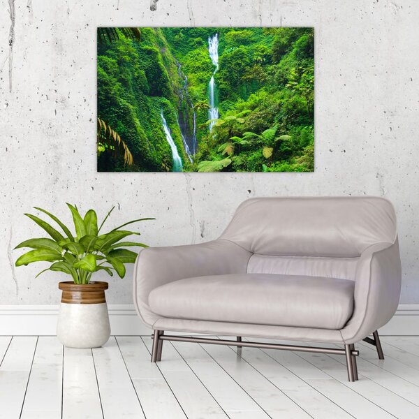 Tablou - Cascada Madakaripura, Java de Est, Indonezia (90x60 cm)