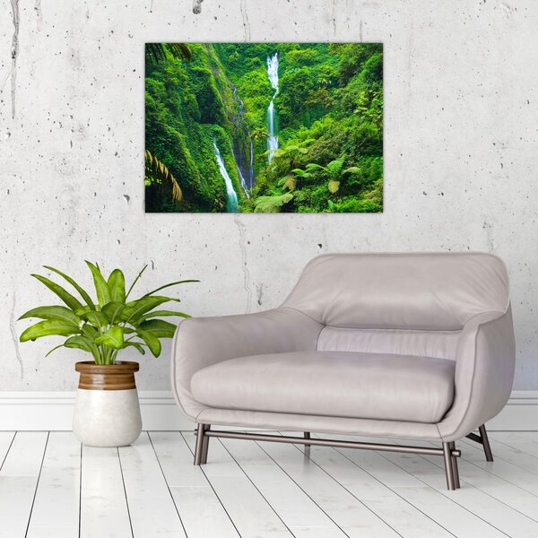 Tablou - Cascada Madakaripura, Java de Est, Indonezia (70x50 cm)