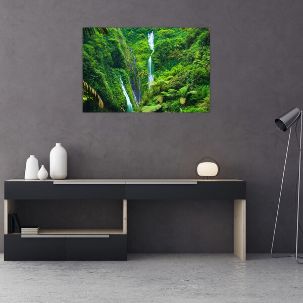 Tablou - Cascada Madakaripura, Java de Est, Indonezia (90x60 cm)