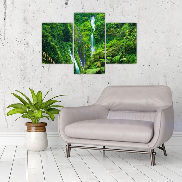 Tablou - Cascada Madakaripura, Java de Est, Indonezia (90x60 cm)