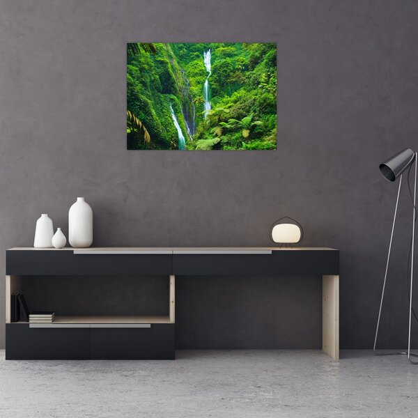 Tablou - Cascada Madakaripura, Java de Est, Indonezia (70x50 cm)