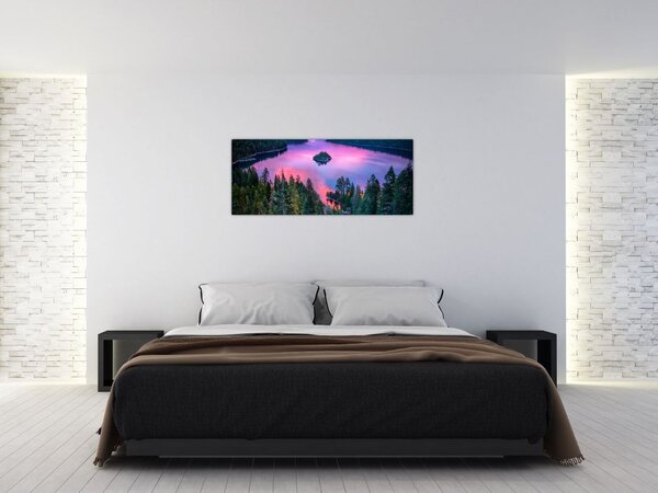 Tablou - Lacul Tahoe, Sierra Nevada, California, SUA (120x50 cm)