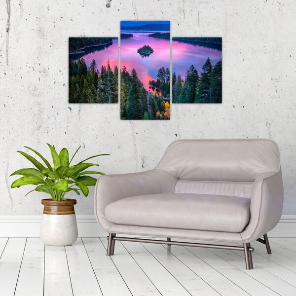 Tablou - Lacul Tahoe, Sierra Nevada, California, SUA (90x60 cm)
