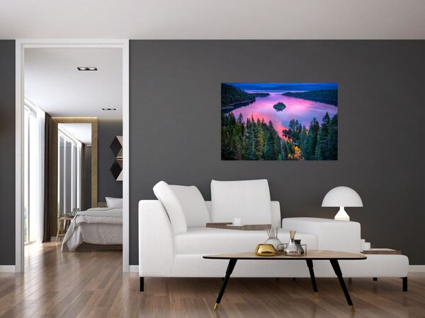 Tablou - Lacul Tahoe, Sierra Nevada, California, SUA (90x60 cm)