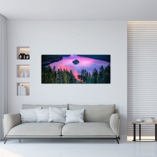 Tablou - Lacul Tahoe, Sierra Nevada, California, SUA (120x50 cm)