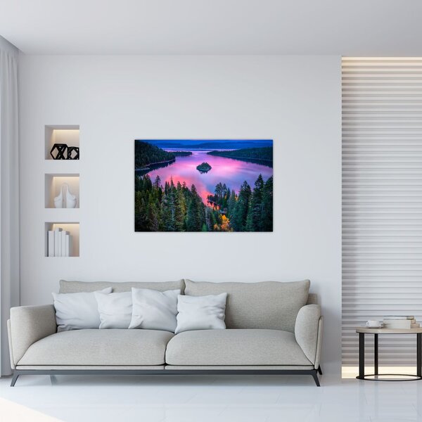 Tablou - Lacul Tahoe, Sierra Nevada, California, SUA (90x60 cm)
