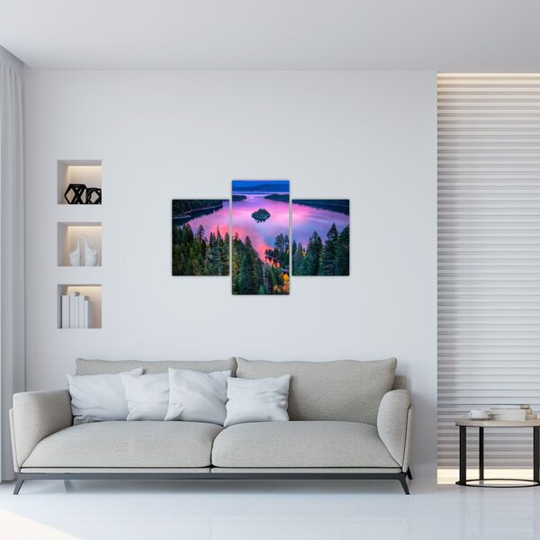 Tablou - Lacul Tahoe, Sierra Nevada, California, SUA (90x60 cm)