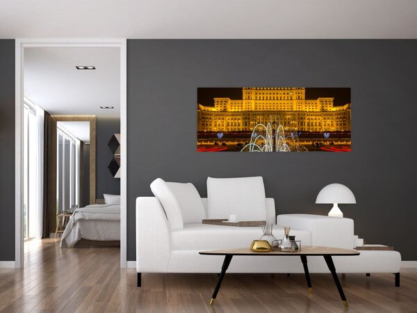 Tablou - Palatul Parlamentului, București, România (120x50 cm)