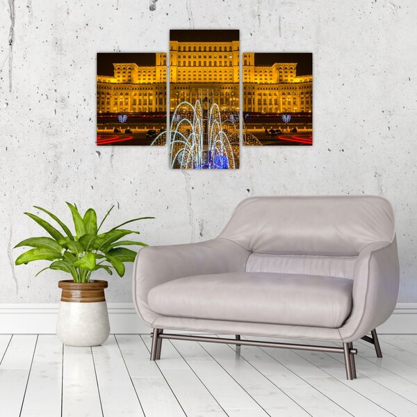 Tablou - Palatul Parlamentului, București, România (90x60 cm)