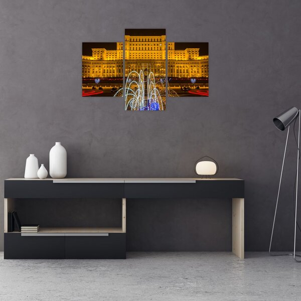Tablou - Palatul Parlamentului, București, România (90x60 cm)