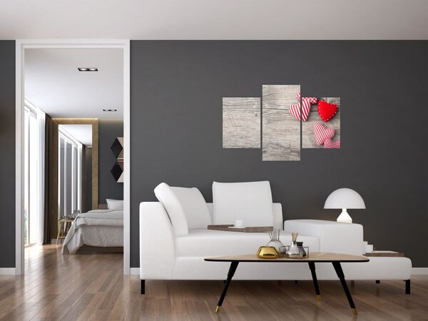 Tablou - Inimioare (90x60 cm)