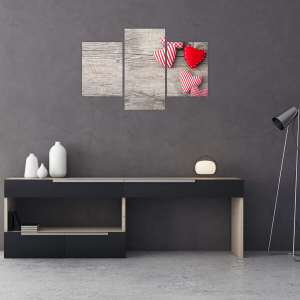 Tablou - Inimioare (90x60 cm)