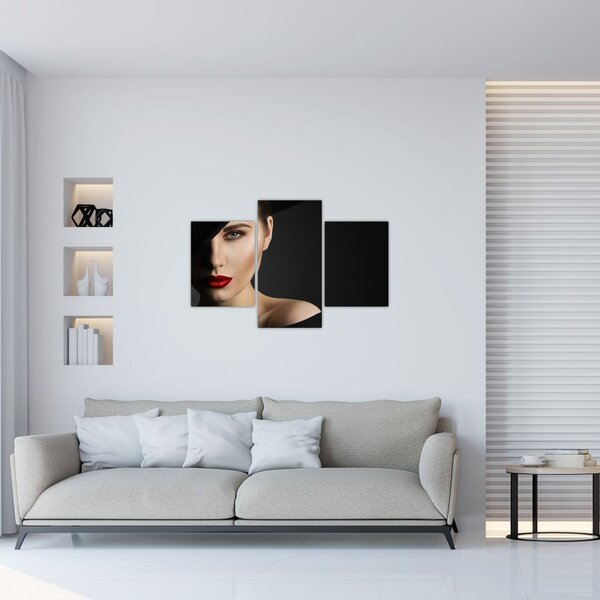 Tablou - Portretul femeii cu pălărie (90x60 cm)