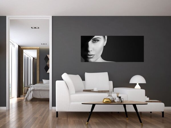 Tablou - Portretul femeii cu pălărie (120x50 cm)
