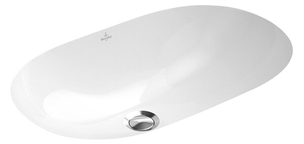 Villeroy & Boch O.Novo lavoar 53x32 cm ovale sub blat alb luciu 41625001