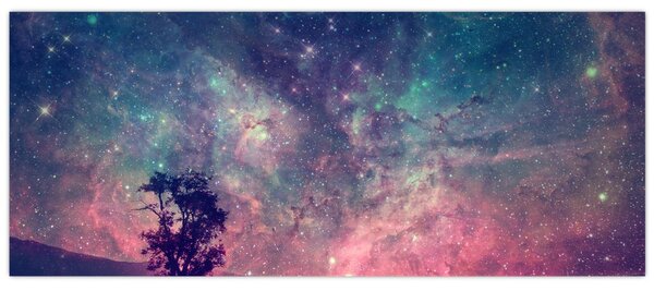 Tablou - Cer de noapte din alta dimensie (120x50 cm)