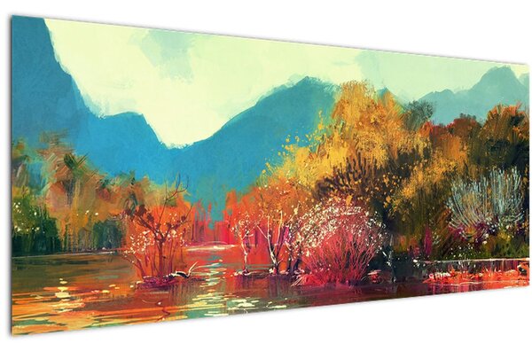 Tablou - Culorile toamnei (120x50 cm)