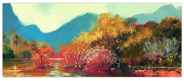 Tablou - Culorile toamnei (120x50 cm)