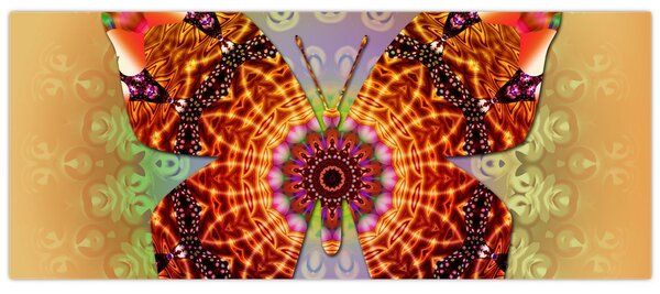 Tablou - Fluture etno (120x50 cm)