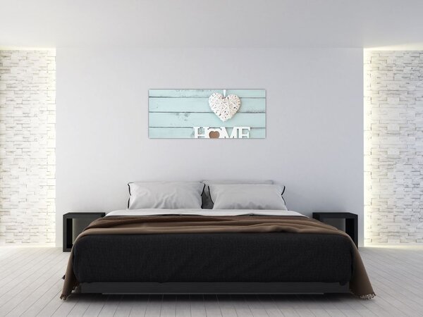 Tablou - I love home (120x50 cm)