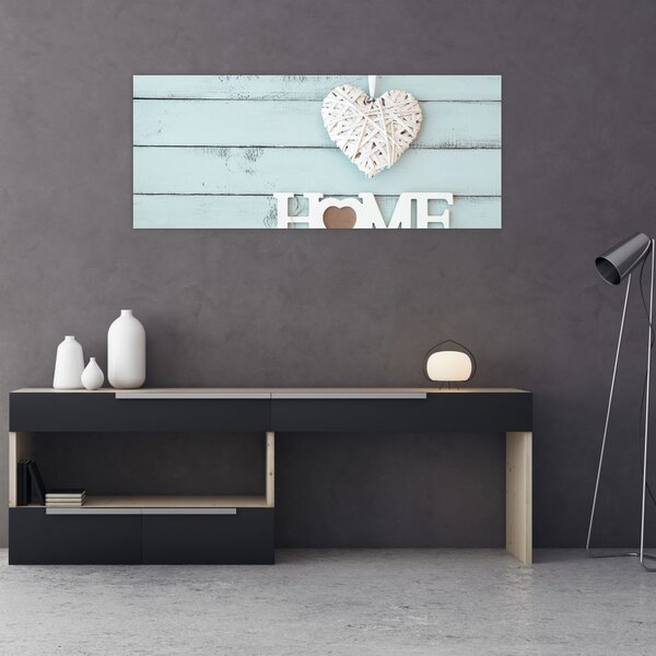 Tablou - I love home (120x50 cm)