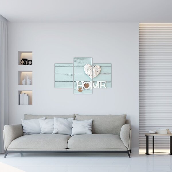 Tablou - I love home (90x60 cm)