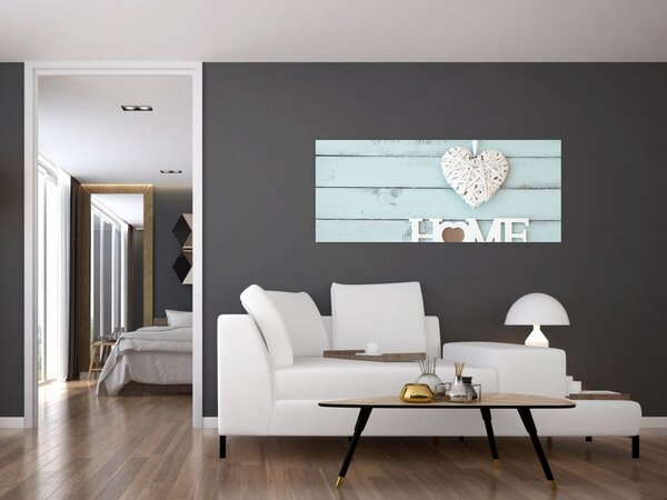 Tablou - I love home (120x50 cm)