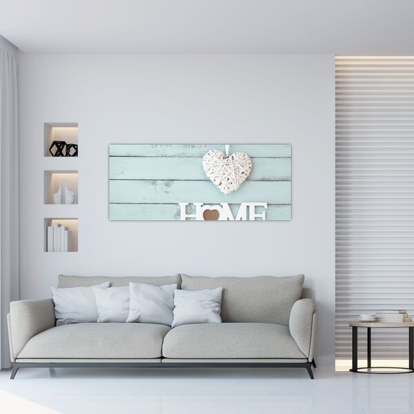 Tablou - I love home (120x50 cm)