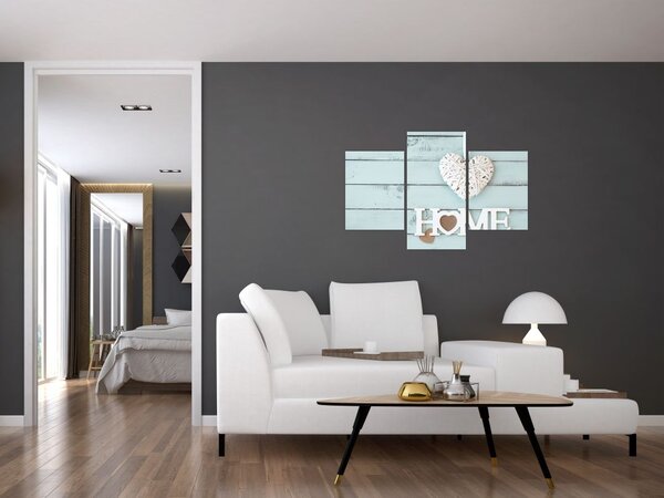 Tablou - I love home (90x60 cm)